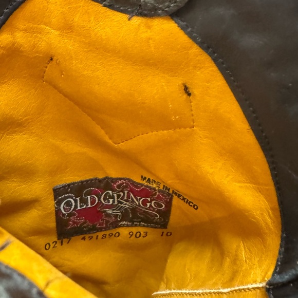 Like New Old Gringo Belinda 18” Boots in Black Size 5 - Picture 12 of 14